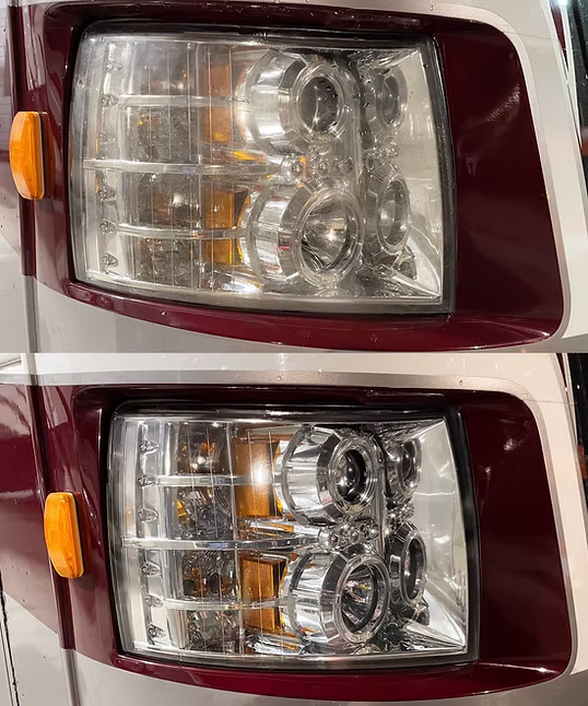 RV paint correction and oxidation removal